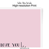 I Love You Latte Photographic Prints, Coffee Art Print, Funny Home Decor, Pink Wall Art, Cute Foodie Gift, Modern Typography Art - Tawshia