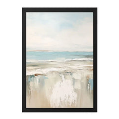 Abstract Seascape Wall Art, Beach Painting Print, Coastal Home Decor, Ocean Canvas Art, Modern Wall Decor - Tawshia