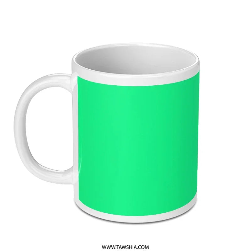 Bright Green Solid Color Coffee Mug product