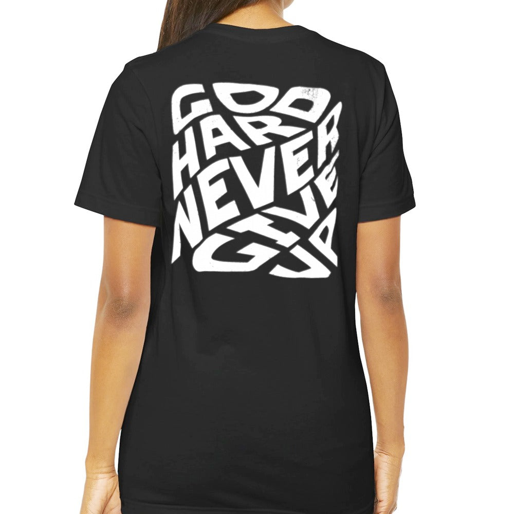 Go Hard Never Give up Crew Neck Short Sleeve product