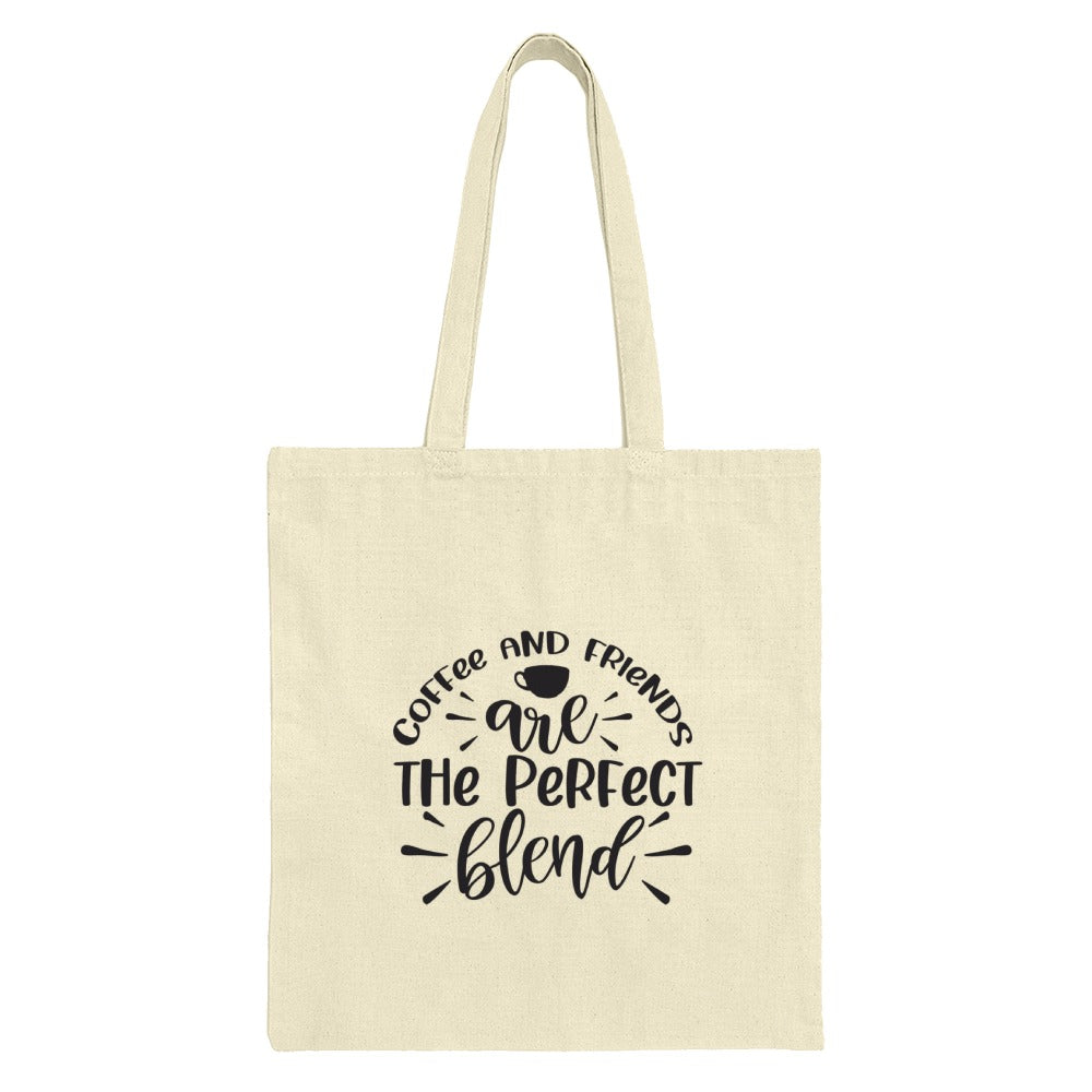 Coffee and Friends Tote Bag, Perfect Blend, Gift for Coffee Lover, Best Friends Tote, Caffeine Addict, Drink Lover, Gift for Her - Tawshia