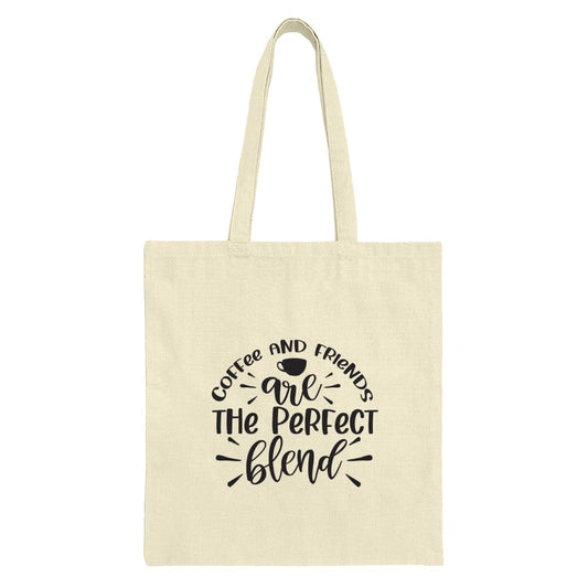 Coffee and Friends Tote Bag, Perfect Blend, Gift for Coffee Lover, Best Friends Tote, Caffeine Addict, Drink Lover, Gift for Her - Tawshia