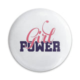 Girl Power Pinback Button, Feminist Button, Empowering Women Badge, Inspirational Button, Girls Support Girls, Women's Rights Pin - Tawshia