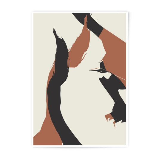 Abstract Tiger Photographic Print, Geometric Animal Wall Art, Modern Home Decor, Minimalist Tiger Print, Trendy Art Gift Idea - Tawshia