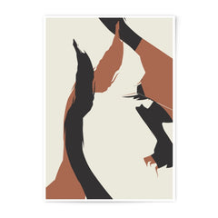 Abstract Tiger Photographic Print, Geometric Animal Wall Art, Modern Home Decor, Minimalist Tiger Print, Trendy Art Gift Idea - Tawshia