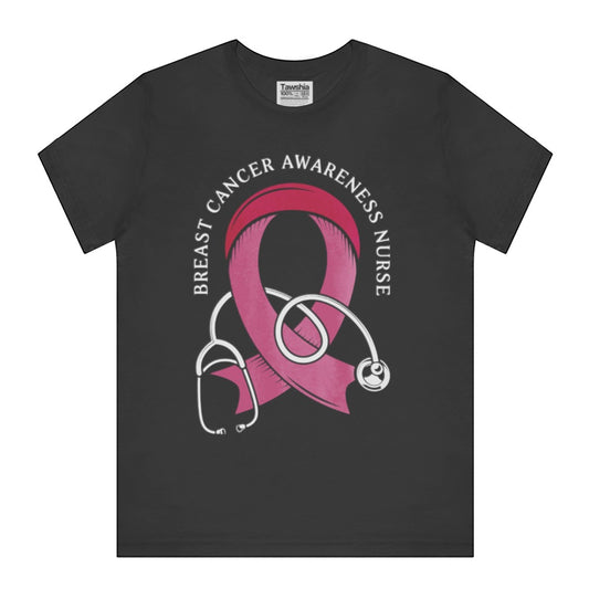 Breast Cancer Awareness Nurse Stethoscope T-shirt product type