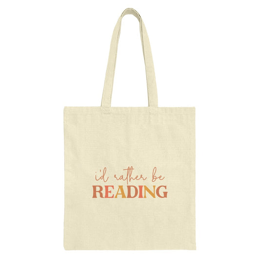Rather Be Reading Tote Bag, Book Lover Gift, Reader Tote, Bookworm Bag, Library Bag, Gift For Teacher, Literary Tote, Aesthetic Tote - Tawshia