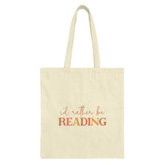 Rather Be Reading Tote Bag, Book Lover Gift, Reader Tote, Bookworm Bag, Library Bag, Gift For Teacher, Literary Tote, Aesthetic Tote - Tawshia