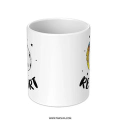 Restart Mug, Rocket Mug, Space Mug, Planet Mug, Motivation Mug, Coffee Mug, Gift Mug, Office Mug - Tawshia