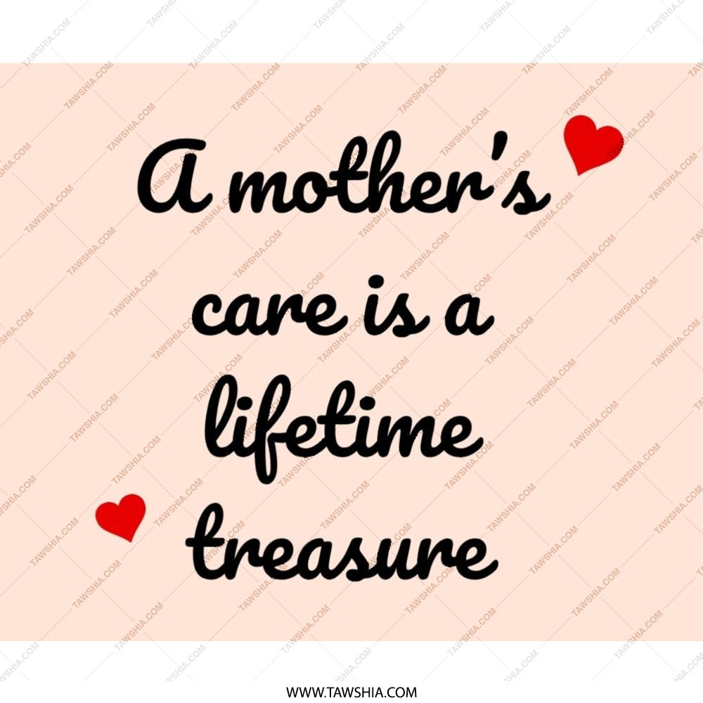 Mothers Care Mouse Pad, Lifetime Treasure, Gift for Mom, Mothers Day Gift, Desktop Accessory, Home Office Decor, Cute Mousepad - Tawshia