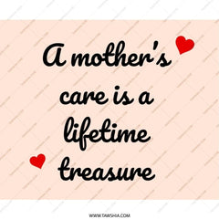 Mothers Care Mouse Pad, Lifetime Treasure, Gift for Mom, Mothers Day Gift, Desktop Accessory, Home Office Decor, Cute Mousepad - Tawshia