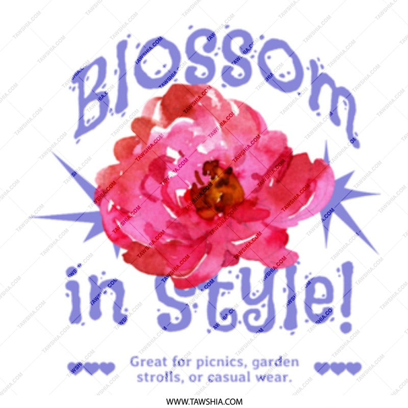 Blossom in Style Great for Picnics Casual Wear product