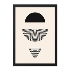 Geometric Wall Art, Abstract Shapes Print, Minimalist Art Decor, Modern Home Artwork, Contemporary Wall Hanging, Simple Design Poster - Tawshia