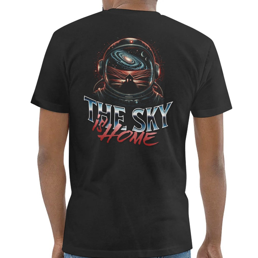The Sky is Home Astronaut Design T-Shirt product type