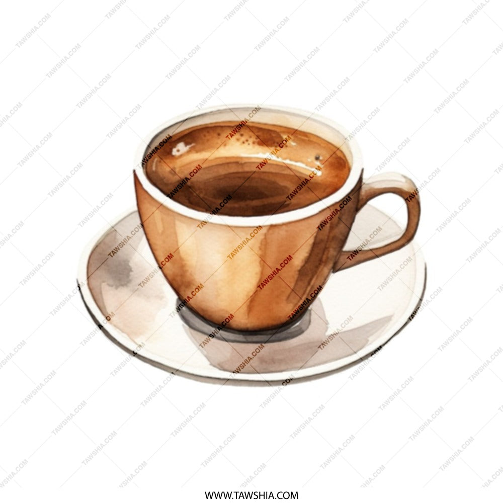 Coffee Tote Bag, Watercolor Coffee Cup Design, Cute Coffee Lover Gift, Coffee Art Tote, Casual Bag, Everyday Carryall, Stylish Tote Bag - Tawshia