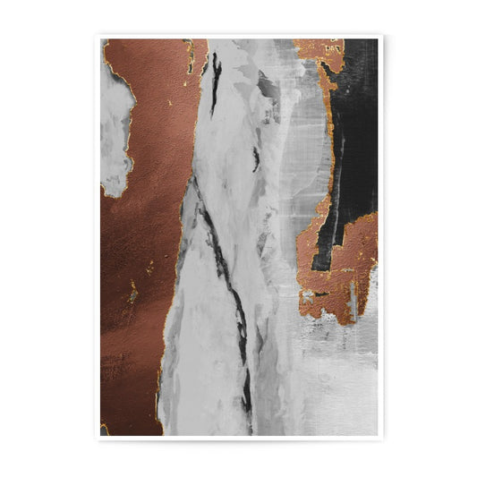 Abstract Art Print, Modern Wall Art, Gold Accent, Photographic Print, Home Decor, Contemporary Art, Minimalist Design - Tawshia