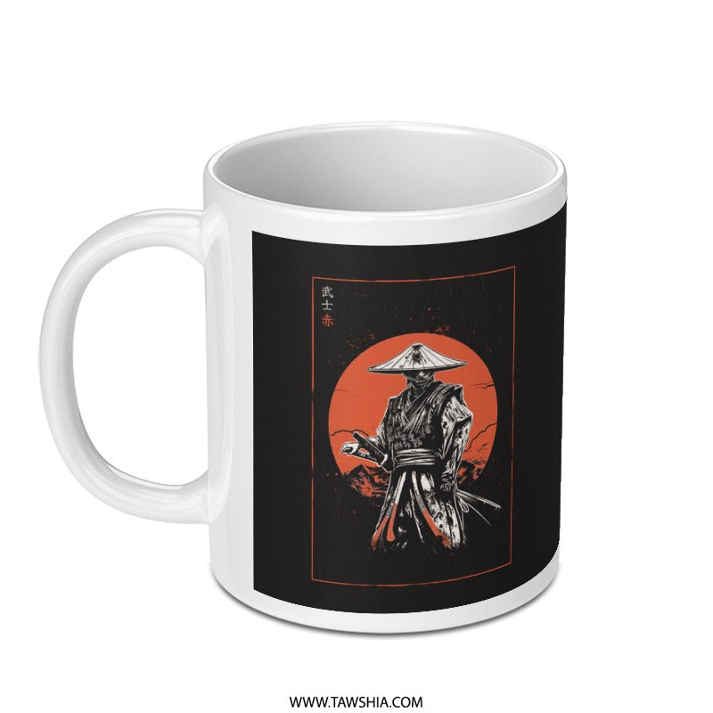 Samurai Warrior Poster Art On Ceramic Mug product
