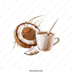 Coconut Drink Pillow, Tropical Pillow, Summer Decor Pillow, Beach House Pillow, Home Decor Pillow, Decorative Pillow - Tawshia