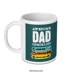 Awesome Dad Checklist Father's Day Gift Mug product