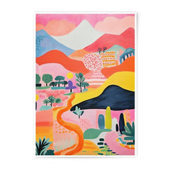 Vibrant Landscape Photographic Prints, Colorful Mountain Scene Art, Modern Home Decor, Nature Wall Art, Living Room Prints, Gift Idea - Tawshia