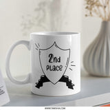 2nd Place Mug, Second Place Prize, Runner Up Gift, Competition Mug, Achievement Mug, Gift for Him, Gift for Her, Custom Mug - Tawshia
