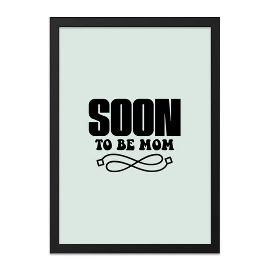 Soon To Be Mom Wall Art, Pregnancy Gift, New Mom Gift, Baby Shower Gift, Mom To Be Gift, Nursery Wall Decor, Gift For Pregnant Women - Tawshia