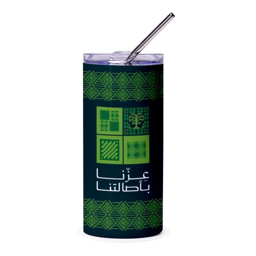 Intricately Designed Green and Black Tumbler product type