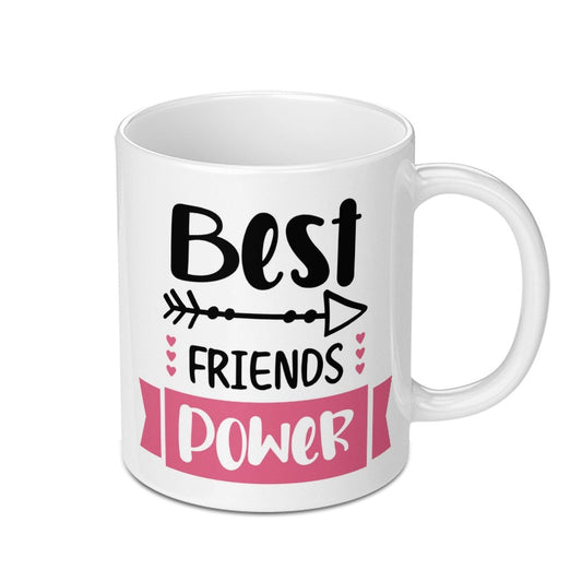 Best Friends Power Mug, Cute Friendship Gift, Bestie Gift Idea, Funny Coffee Mug, Sister Mug, BFF Present, Friends Forever Mug, Mug - Tawshia