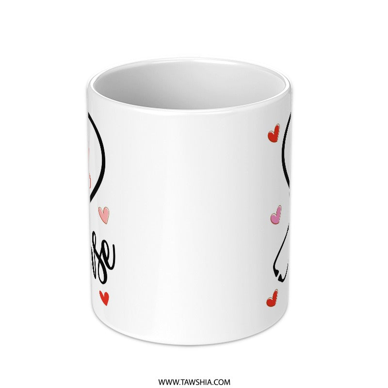 Nurse Mug Gift, Personalized Initial Stethoscope Heart Coffee Mug, Medical Profession Mug, Thank You Gift, RN Mug, Nursing Student Gift - Tawshia