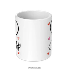 Nurse Mug Gift, Personalized Initial Stethoscope Heart Coffee Mug, Medical Profession Mug, Thank You Gift, RN Mug, Nursing Student Gift - Tawshia