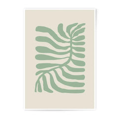 Sage Green Leaf Photographic Print, Minimalist Botanical Art, Abstract Leaf Wall Decor, Nature Inspired Print, Home Decor Art Print - Tawshia