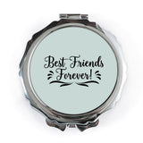 Best Friends Forever Pocket Mirror, Friendship Gift, Compact Mirror, Bestie Gift, Travel Mirror, Pocket Makeup Mirror, Gift for Her - Tawshia