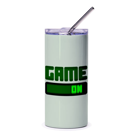 Game On Tumbler, Gaming Gift, Gamer Gift, Video Game Tumbler, Gift for Him, Gift for Her, Cute Tumbler, Fun Tumbler, Tumbler for Gamer - Tawshia