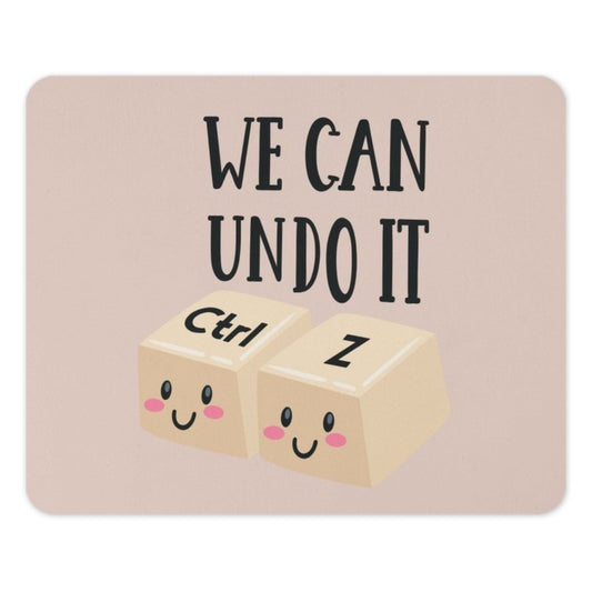 Ctrl Z Mouse Pad, Undo It Mousepad, Funny Mouse Pad, Office Mouse Pad, Keyboard Keys Mousepad, Computer Lover Gift, Cute Mouse Pad - Tawshia