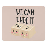Ctrl Z Mouse Pad, Undo It Mousepad, Funny Mouse Pad, Office Mouse Pad, Keyboard Keys Mousepad, Computer Lover Gift, Cute Mouse Pad - Tawshia