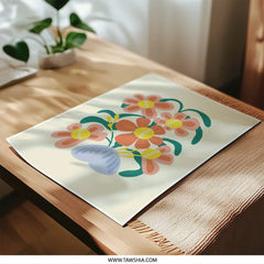 Floral Photographic Print, Flower Bouquet Art, Modern Flower Print, Botanical Wall Art, Home Decor - Tawshia