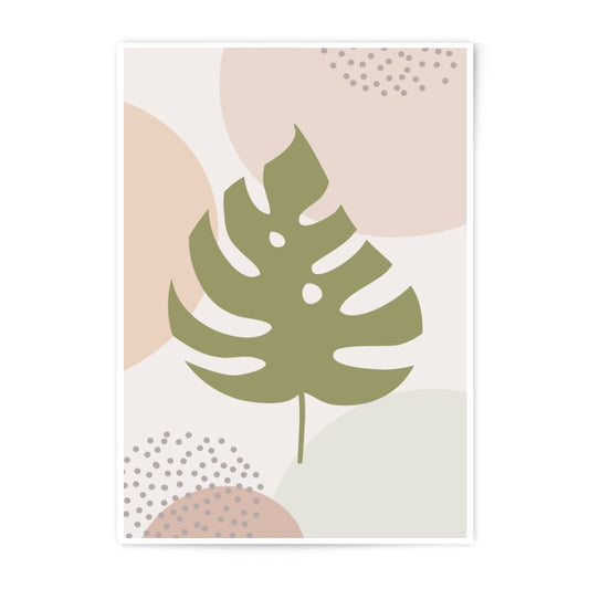 Monstera Leaf Photographic Print, Abstract Botanical Art, Modern Home Decor, Tropical Wall Art, Minimalist Print, Boho Chic Decor - Tawshia