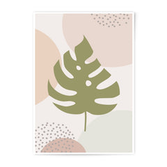 Monstera Leaf Photographic Print, Abstract Botanical Art, Modern Home Decor, Tropical Wall Art, Minimalist Print, Boho Chic Decor - Tawshia