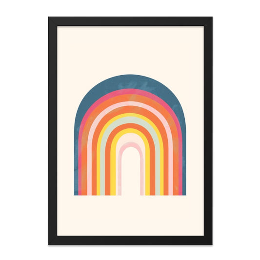 Rainbow Wall Art, Abstract Rainbow Print, Colorful Home Decor, Modern Art Print, Nursery Art, Playroom Decor - Tawshia