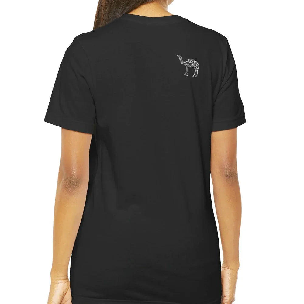Stylish Black T-Shirt with Unique Animal Design product type