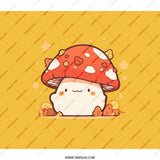 Mushroom Backpack, Cute Mushroom Design, Kawaii Backpack, Mushroom Lover Gift, Unique Backpack for Students, Everyday Backpack - Tawshia