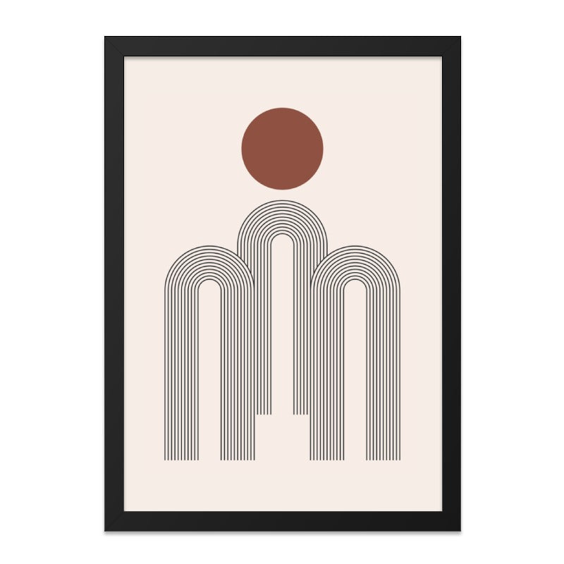 Minimalist Wall Art, Geometric Print, Boho Decor, Modern Art Print, Abstract Art, Arch Poster, Circle Print, Wall Decor, Home Decor - Tawshia