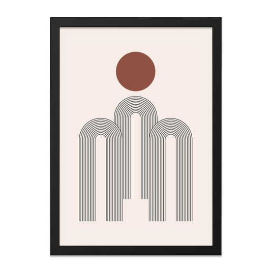 Minimalist Wall Art, Geometric Print, Boho Decor, Modern Art Print, Abstract Art, Arch Poster, Circle Print, Wall Decor, Home Decor - Tawshia