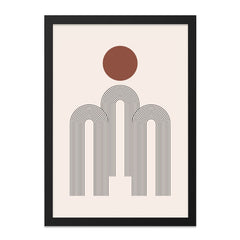 Minimalist Wall Art, Geometric Print, Boho Decor, Modern Art Print, Abstract Art, Arch Poster, Circle Print, Wall Decor, Home Decor - Tawshia