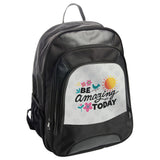 Be Amazing Today Black Backpack product