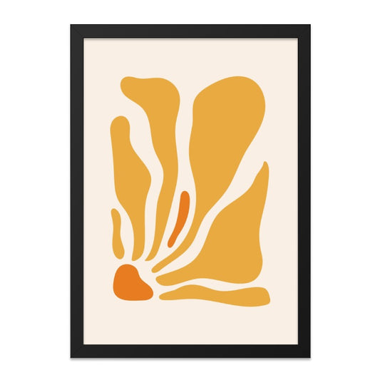 Abstract Floral Wall Art, Minimalist Print, Modern Home Decor, Scandinavian Art, Neutral Tones, Botanical Artwork, Living Room Art - Tawshia