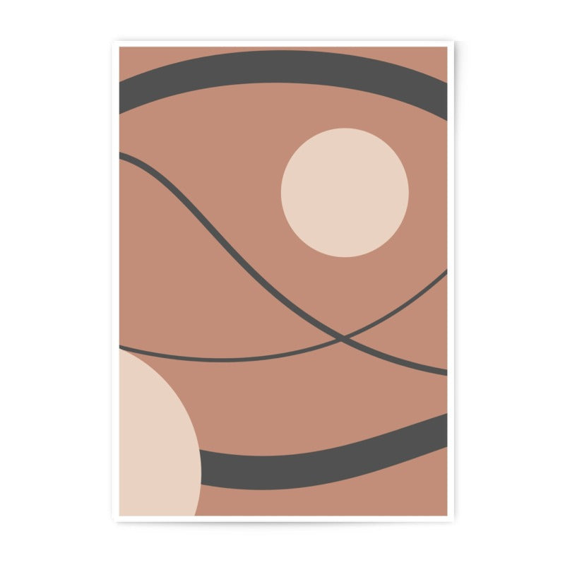 Abstract Photographic Print, Circles and Lines Art, Minimalist Home Decor, Contemporary Wall Art, Modern Art Print - Tawshia