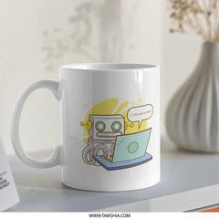 I'm Not a Robot White Mug for Coffee Tea Hot Beverage product