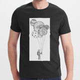 Cosmic Astronaut and Planet Balloons T-Shirt product