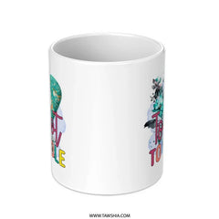 Too Hot To Handle Floral Mug, Funny Kitchen Mug, Oven Mitt Mug, Gift for Baker, Home Decor Mug, Coffee Lover Mug, Novelty Mug - Tawshia